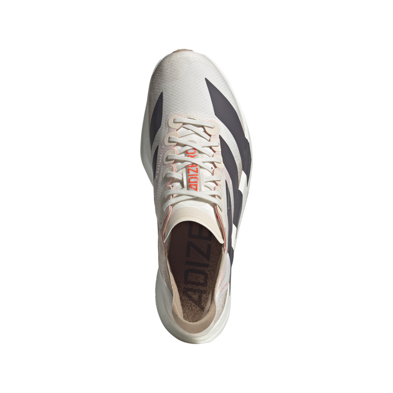 Adizero Adios Pro 4 Chalk White Grey Strata Semi Impact Orange-4
