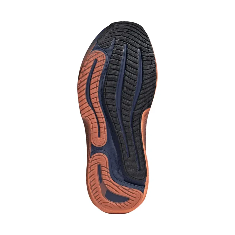 Adidas Supernova Solution 3 Women's Supportive Running Shoes - Dark Blue Clear Orange Beam Orange-4