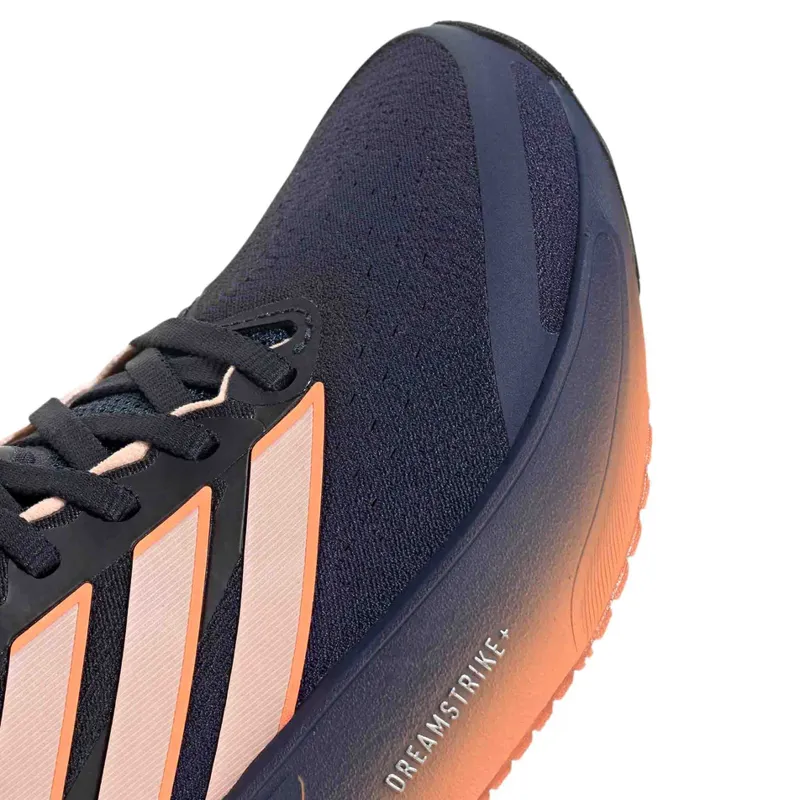 Adidas Supernova Solution 3 Women's Supportive Running Shoes - Dark Blue Clear Orange Beam Orange-5