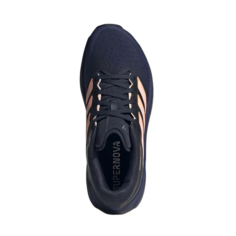 Adidas Supernova Solution 3 Women's Supportive Running Shoes - Dark Blue Clear Orange Beam Orange-3