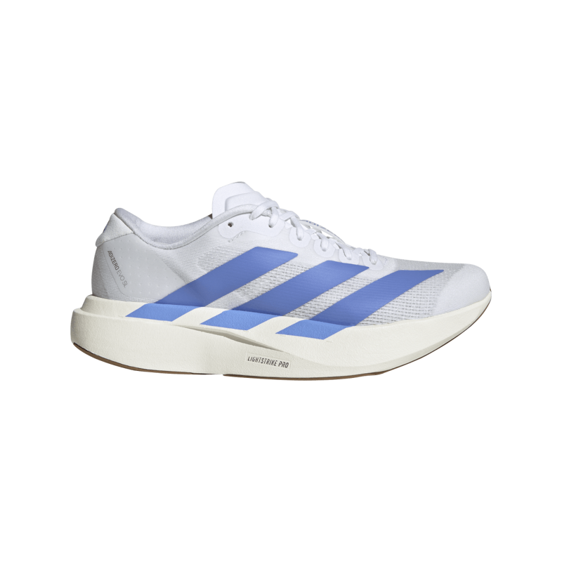 adidas Adizero Evo SL Women's Tempo Ruunning Shoe Ftwr White Blue Fusion Off White