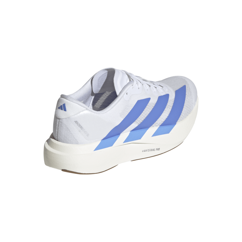 adidas Adizero Evo SL Women's Tempo Ruunning Shoe Ftwr White Blue Fusion Off White-3