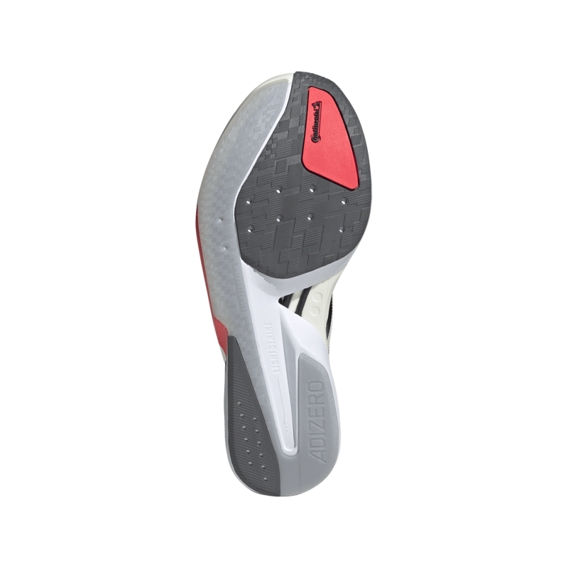 adidas Adizero Boston 13 Men's Tempo Running Shoe Ftwr White Core Black Lucid Red-5