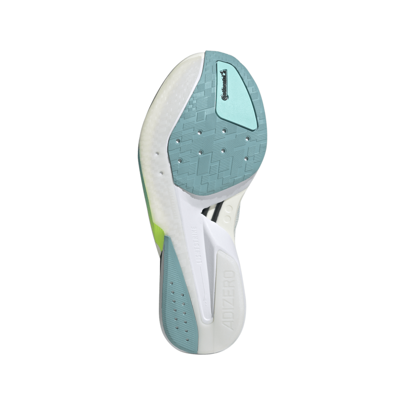 adidas Adizero Boston 13 Women's Tempo Running Shoe Semi Flash Aqua Zero Met. Lucid Lemon-5
