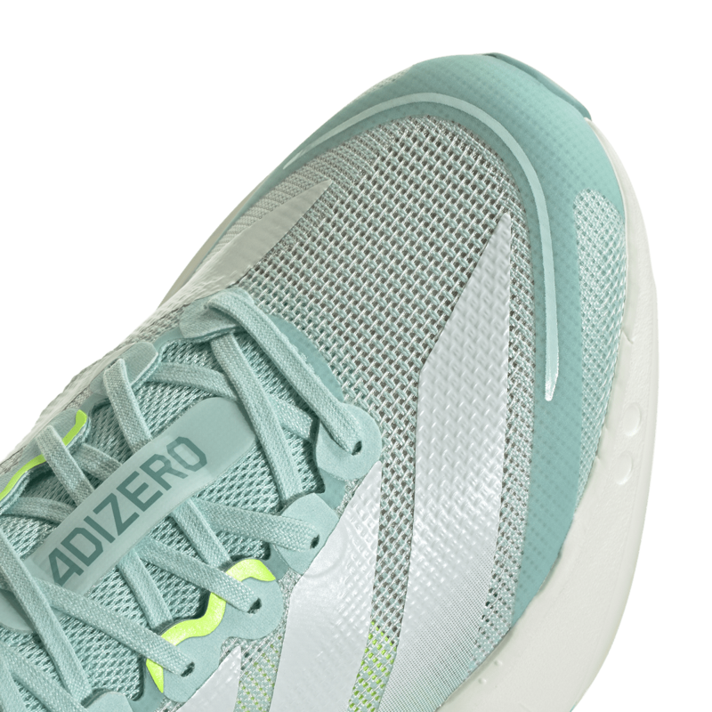 adidas Adizero Boston 13 Women's Tempo Running Shoe Semi Flash Aqua Zero Met. Lucid Lemon-7