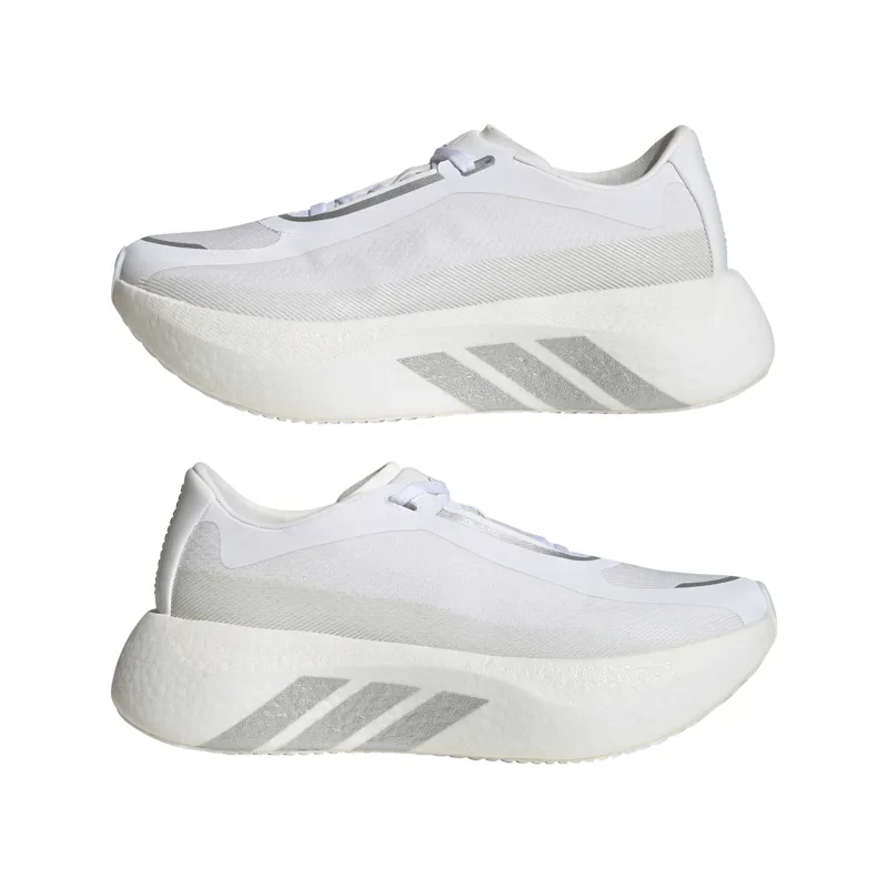 Adidas Hyperboost Edge Women's Running Shoes - White Silver-8