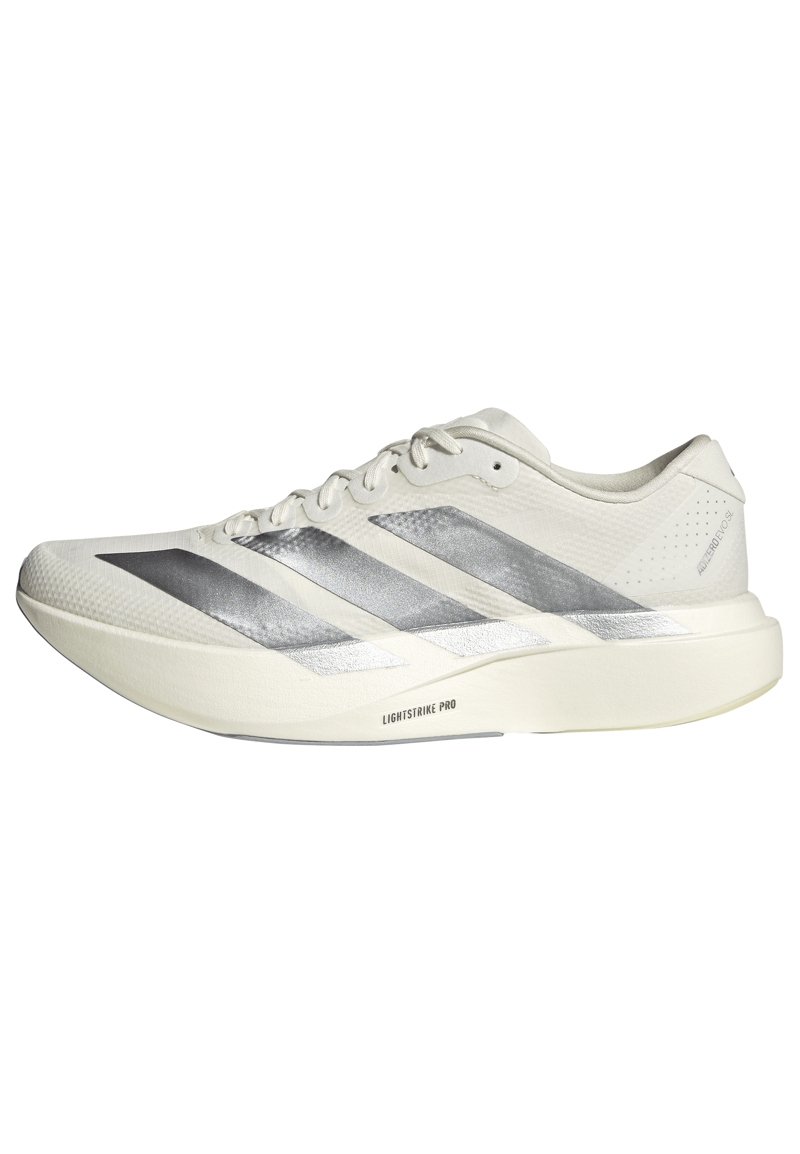 Adidas Adizero EVO SL Woven Men's Running Shoes - Core White Halo Silver-3