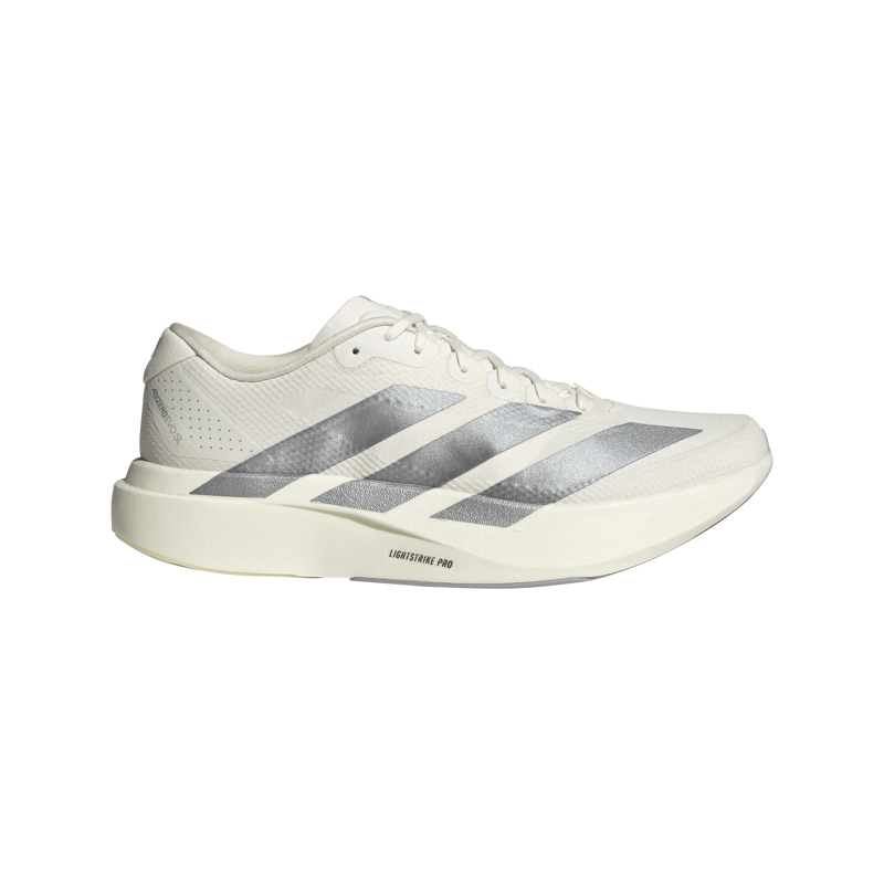 Adidas Adizero EVO SL Woven Men's Running Shoes - Core White Halo Silver