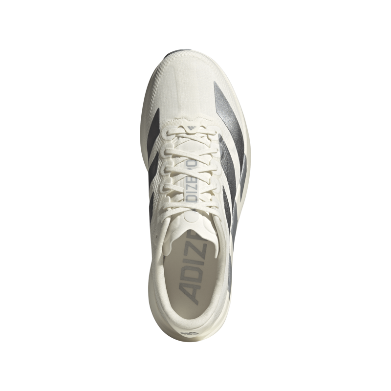 Adidas Adizero EVO SL Woven Men's Running Shoes - Core White Halo Silver-6
