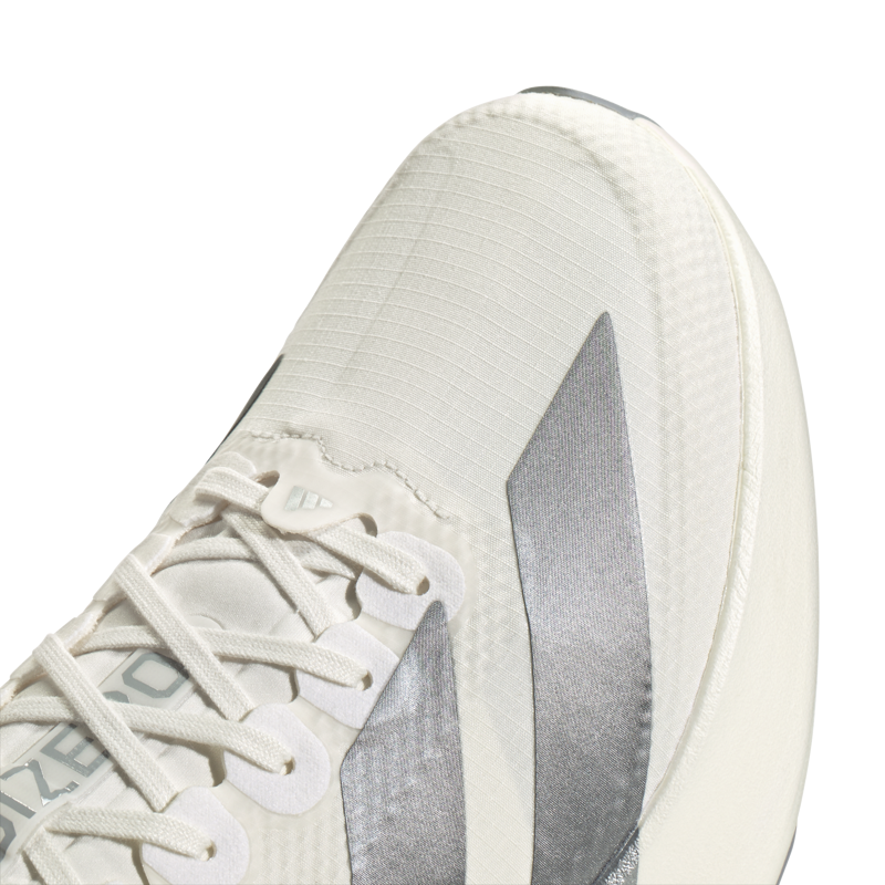 Adidas Adizero EVO SL Woven Men's Running Shoes - Core White Halo Silver-9