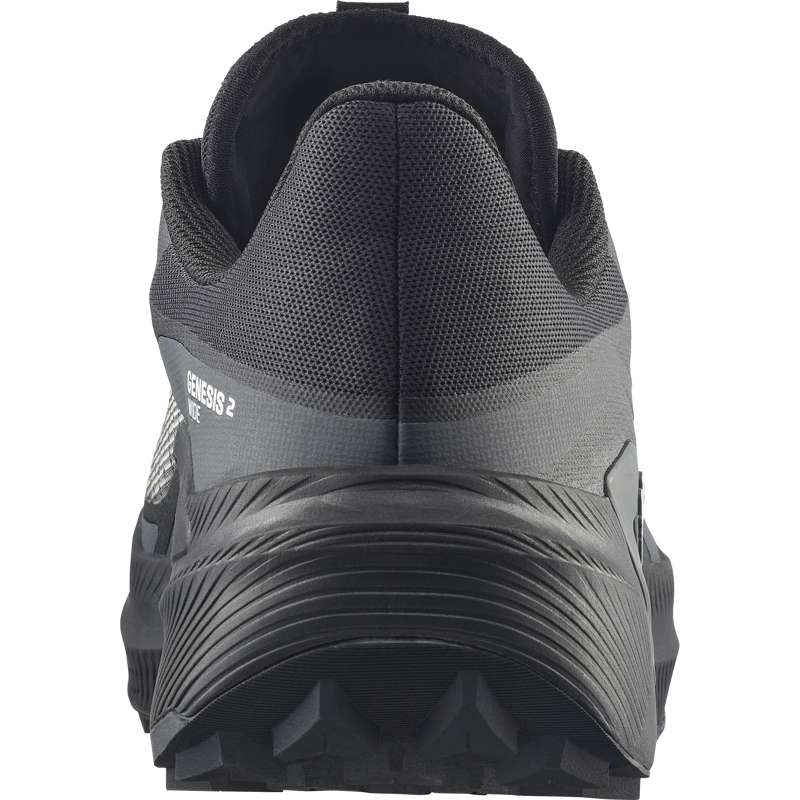 Salomon Genesis 2 WIDE Men's Trail Running Shoes - Black Black-4