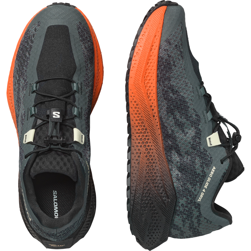 Salomon Aero Glide 4 GRVL Men's Trail Running Shoes - Urban Chic Black-5