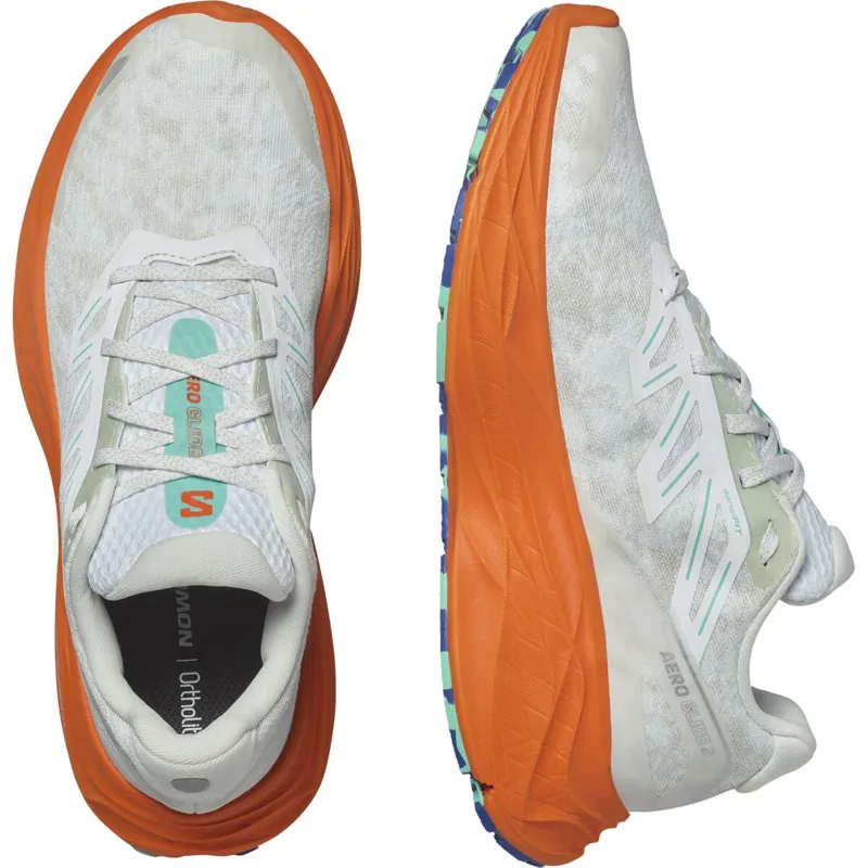 Aero Glide 2 W White Cherry Tomato Electric Green Women's-7