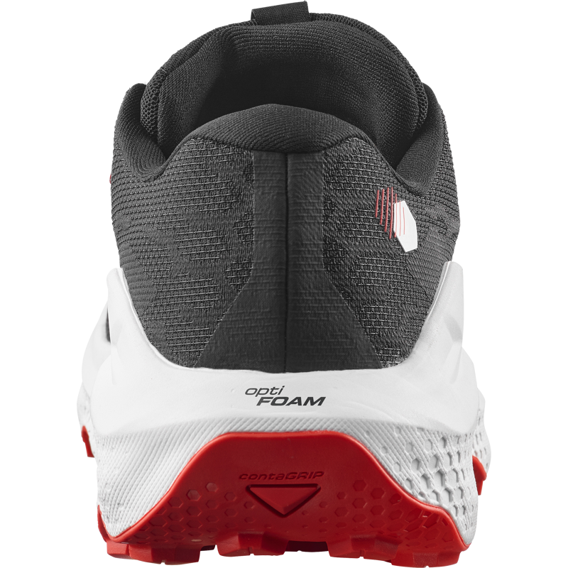 Salomon Ultra Glide 4 Men's Trail Running Shoes - Black White Fiery Red-4