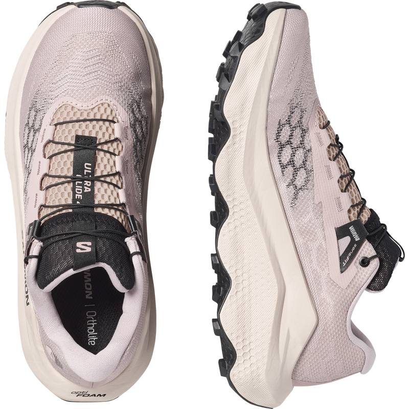 Salomon Ultra Glide 4 Women's Trail Running Shoes - Shadow Gray Tapioca Black-4