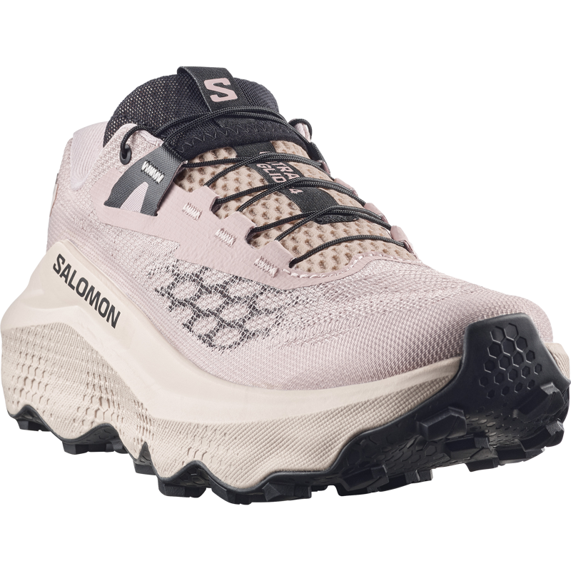 Salomon Ultra Glide 4 Women's Trail Running Shoes - Shadow Gray Tapioca Black-1