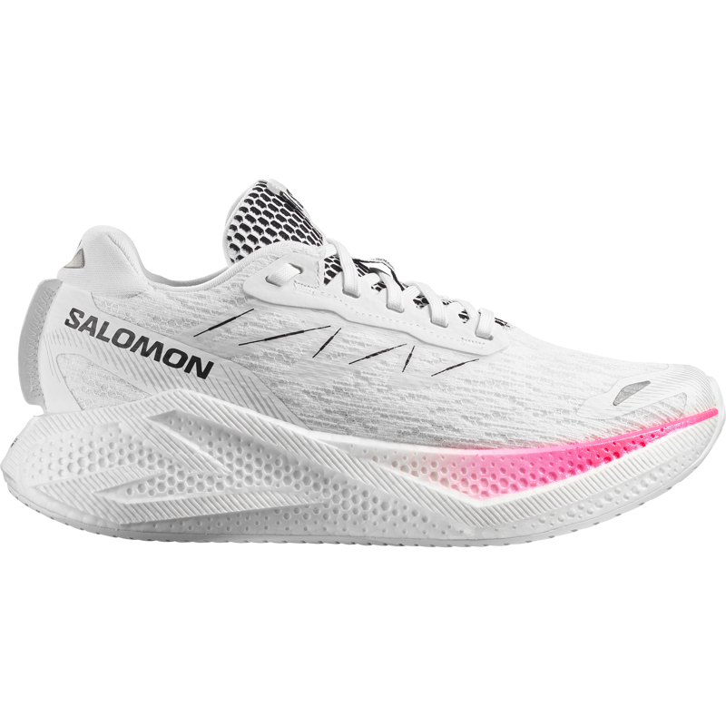 Salomon Aero Glide 4 Women's Running Shoes - White Black
