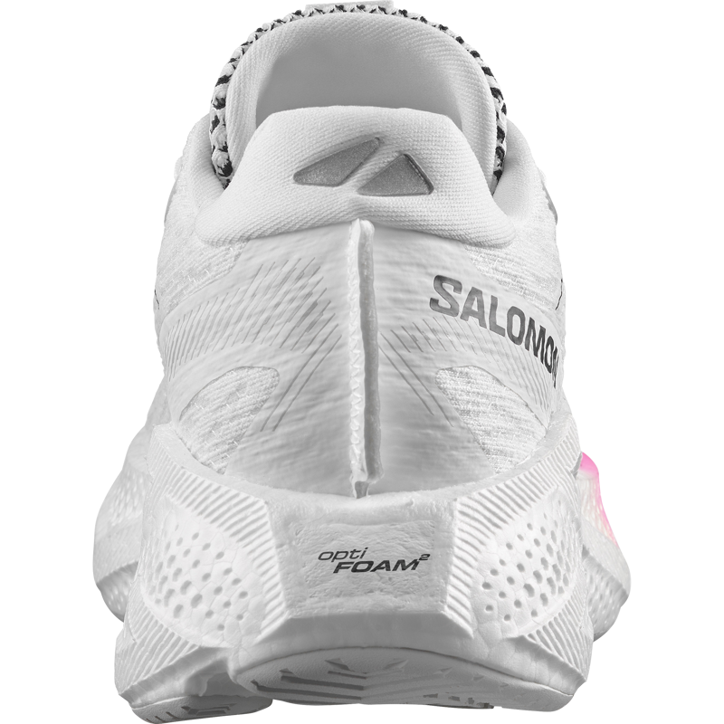Salomon Aero Glide 4 Women's Running Shoes - White Black-4