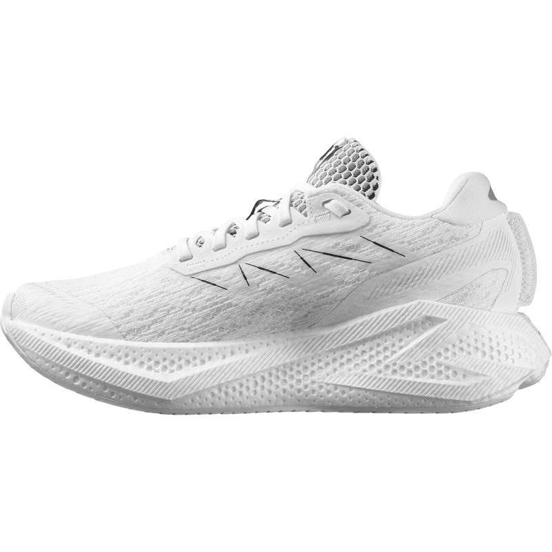 Salomon Aero Glide 4 Women's Running Shoes - White Black-1