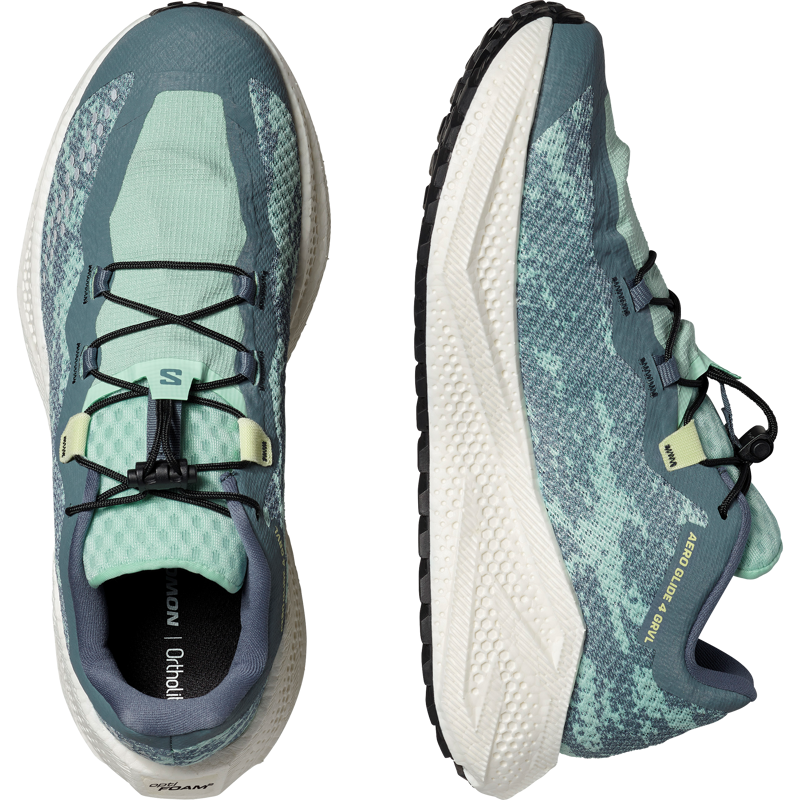 Salomon Aero Glide 4 Grvl Men's Trail Running Shoes - Stormy Weather Lichen Vanilla Ice-5