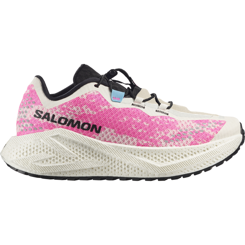 Salomon Aero Glide 4 Grvl Women's Trail Running Shoes -Vanilla Ice Knockout Pink Black