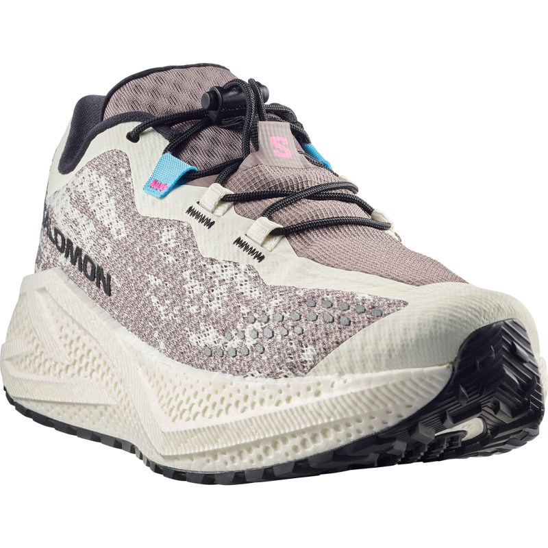 Salomon Aero Glide 4 Grvl Women's Trail Running Shoes - Vanilla Ice Black Iron-3