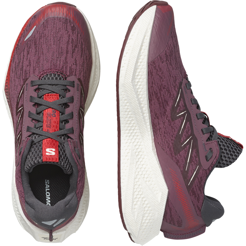 Salomon Aero Glide 4 Women's Running Shoes - Huckleberry Vanilla Ice-5