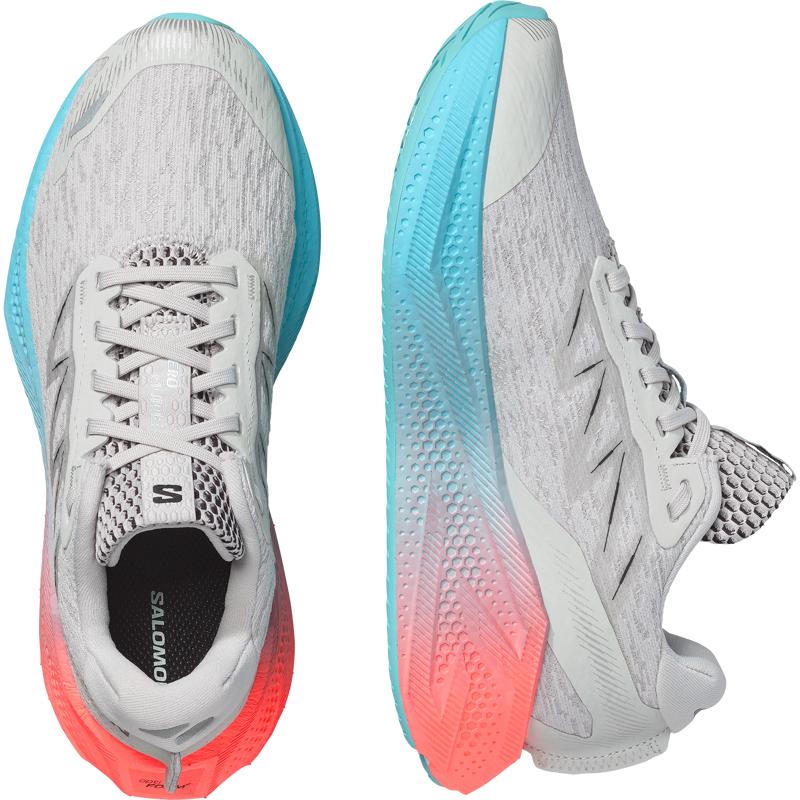 Salomon Aero Glide 4 Women's Running Shoes - Gray Violet Ojos Del Salar-2