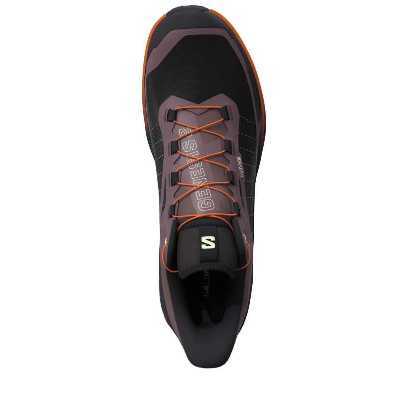 Salomon Genesis 2 Women's Trail Running Shoes - Huckleberry Black-4