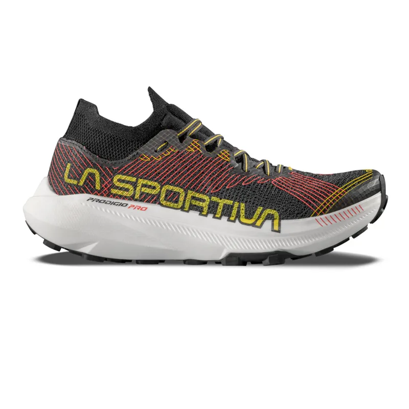 La Sportiva Prodigio Pro Men's Trail Running Shoes - Black Yellow