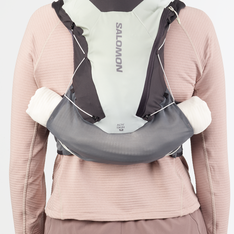 Salomon ADV SKIN 12 Hydration Vest Unisex - Castelrock Icicle-6