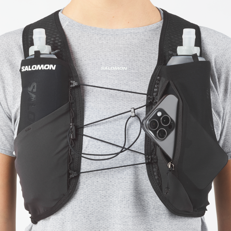 Salomon Grvl Skin 4 Unisex Hydration Vest - Set Black-6