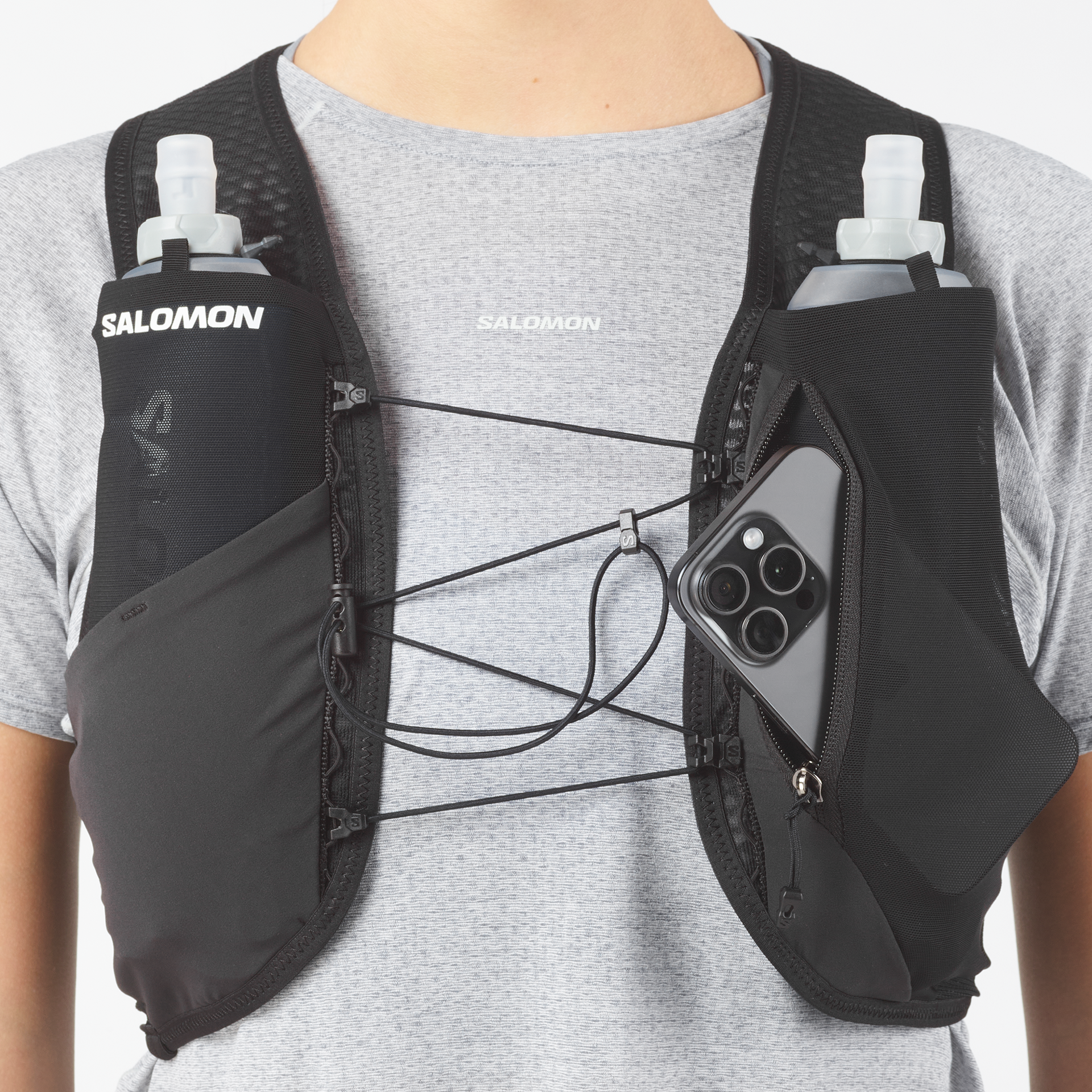 Salomon Grvl Skin 4 Unisex Hydration Vest - Set Black