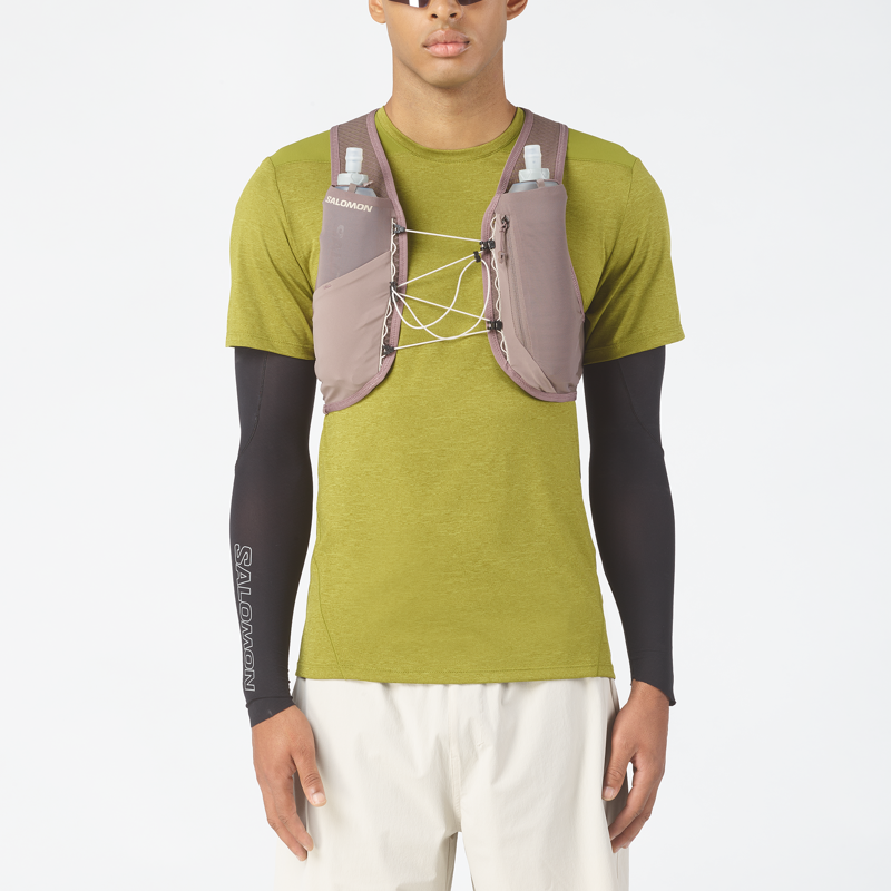 Salomon Grvl Skin 4 Unisex Hydration Vest - Set Iron Silver Cloud-2