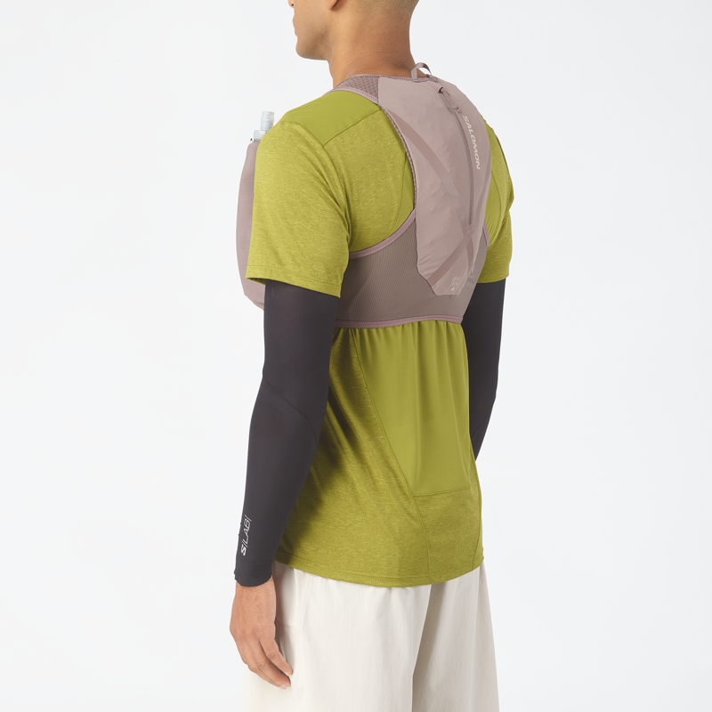 Salomon Grvl Skin 4 Unisex Hydration Vest - Set Iron Silver Cloud-3