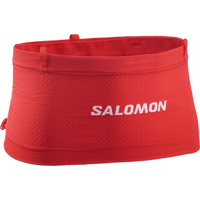Salomon Adv Skin Seamless Unisex Running Belt - Flame Scarlet White