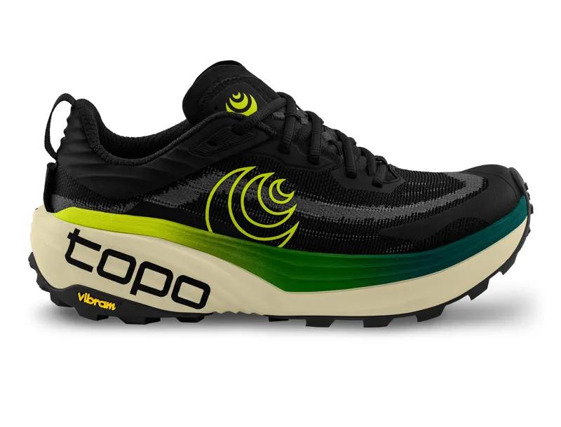 Topo Vista Men's Trail Running Shoes - Black Lime