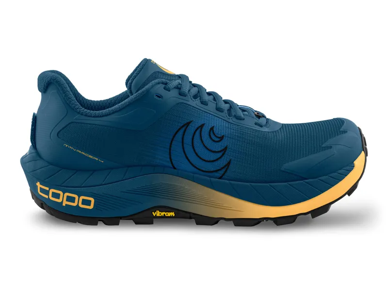 Topo MTN Racer 4 WIDE Men's Trail Running Shoes - Navy Orange