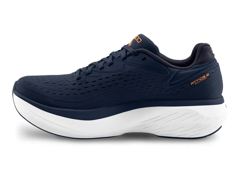Topo Atmos 2 Men's Running Shoes - Navy Orange-2