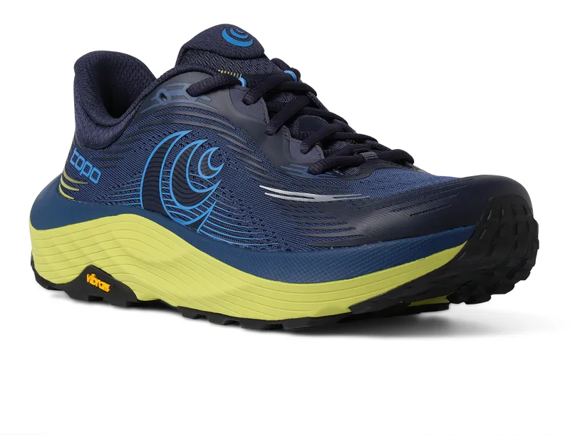 TOPO Ultraventure 5 Men's Trail Running Shoes Blue Lime-1