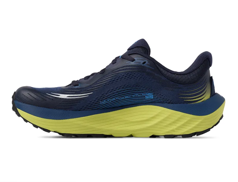 TOPO Ultraventure 5 Men's Trail Running Shoes Blue Lime-2