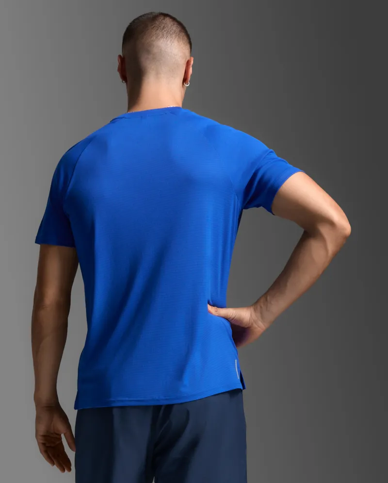 2XU Men's Aero Mesh Running Tee Surf-3