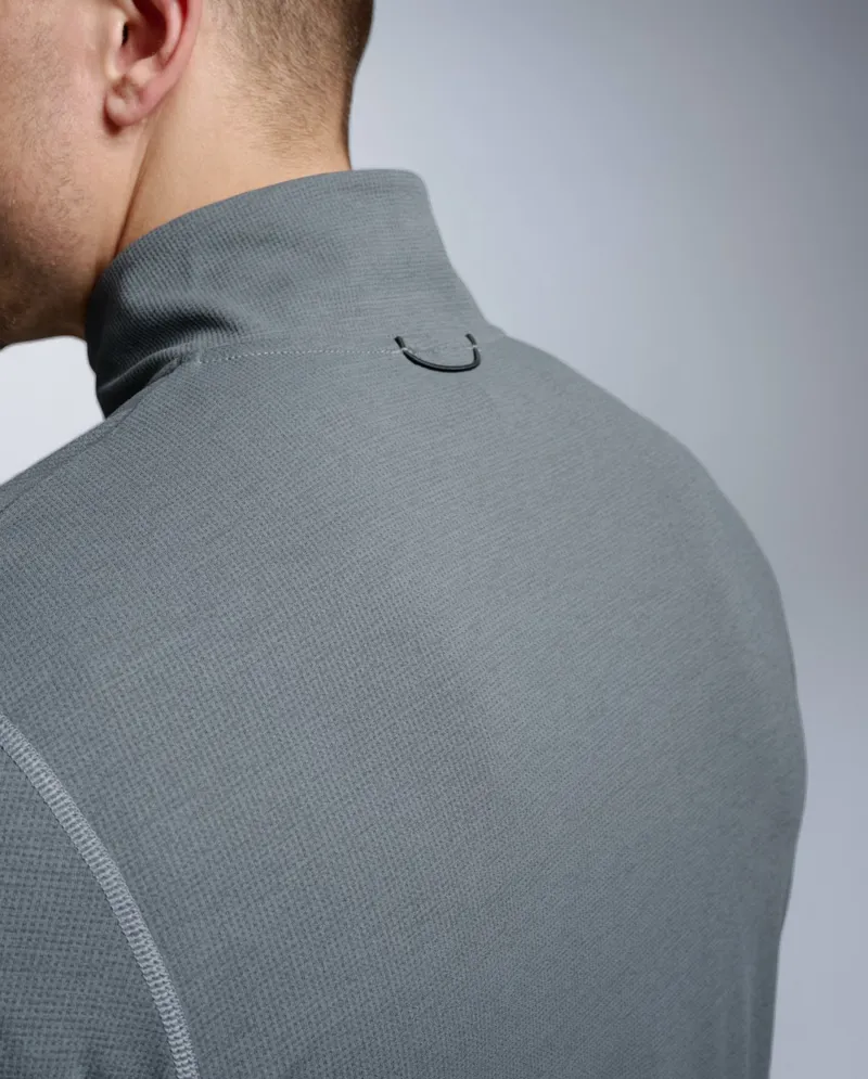 2xu Aero Trail 1/2 Zip Men's Running Top - Turbulence Black Reflective-4