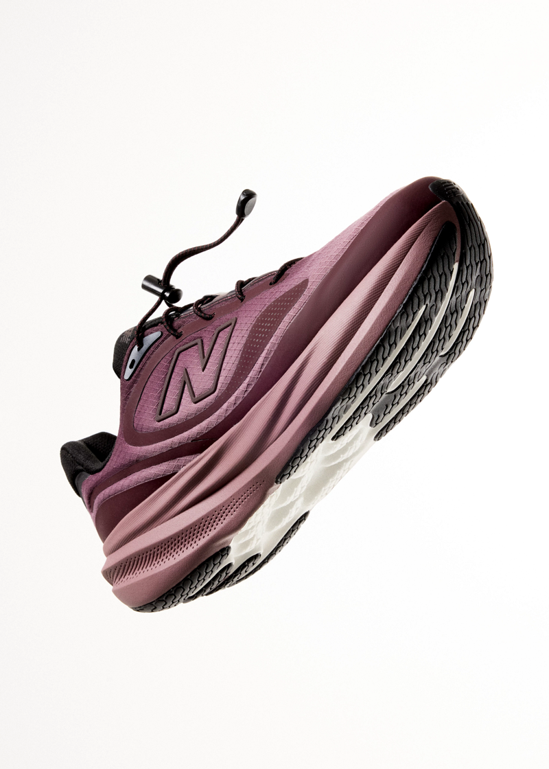 New Balance 1080v15 Pykrete Women's Running Shoes - Cherry Leather-13