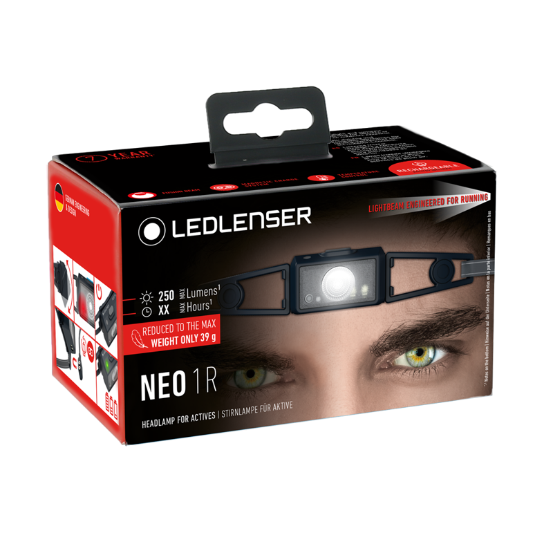 Led Lenser NEO1R Headlamp Grey Black-6