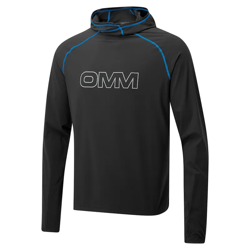 OMM Breeze Hood Men's - Black Blue-1