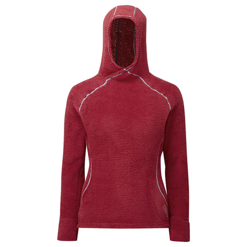 Core+ Hoodie Dark Red Women's-2