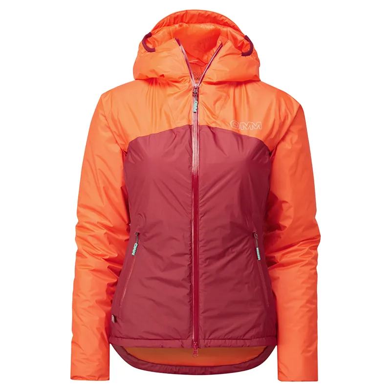 Barrage Jacket Dark Red Orange Women's-2