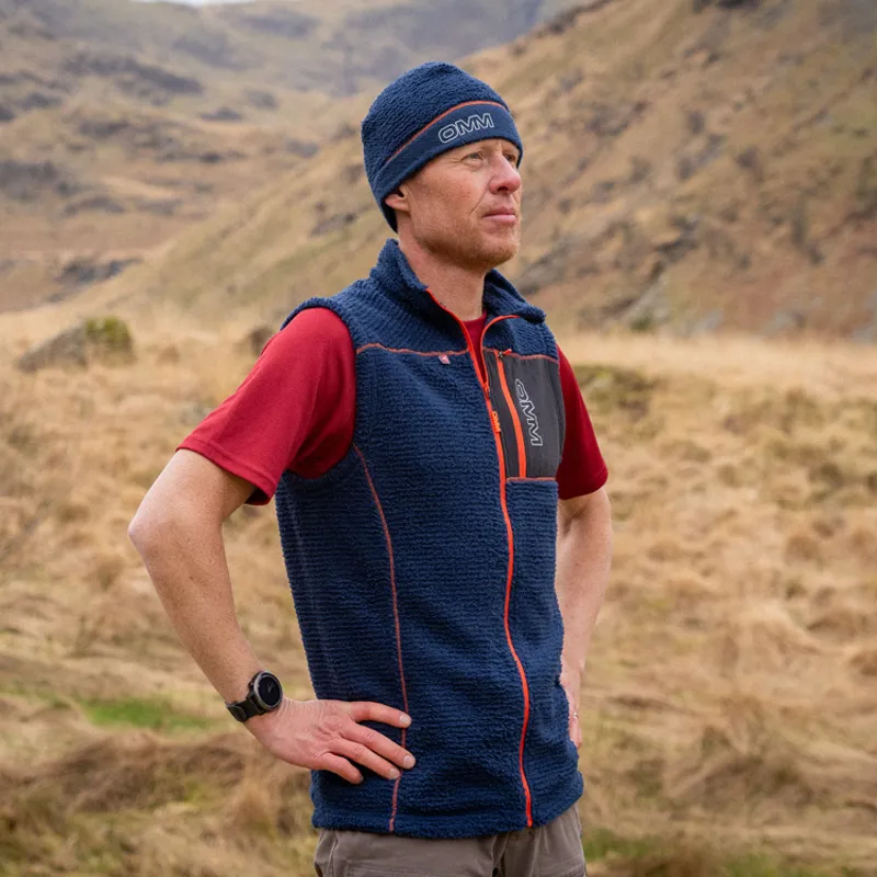 Core Zipped Vest Navy-1