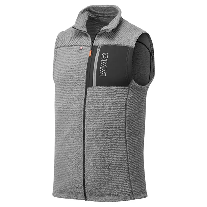 Core Zipped Vest Grey
